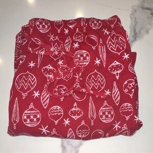 Macy's Red Holiday Ornament Family PJs Men's Lounge Pants